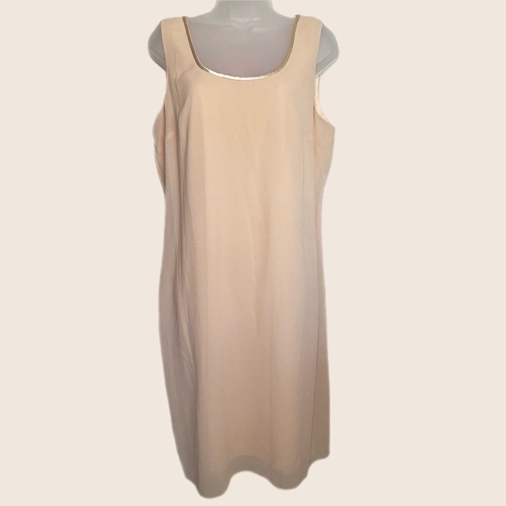 Miss Mama scoop neck Sleeveless jumper dress size XL 90s prom minimalist